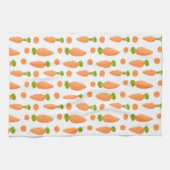 Carrot and slice pattern geschirrtuch (Horizontal)