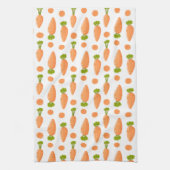 Carrot and slice pattern geschirrtuch (Vertikal)