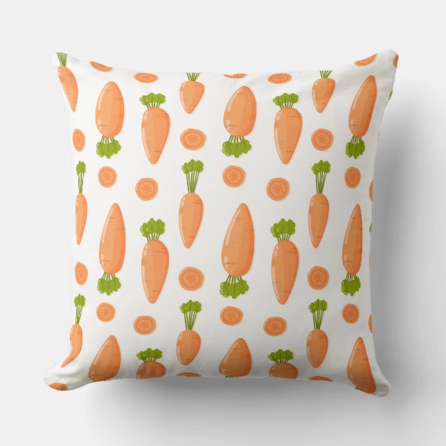 Carrot and slice pattern kissen (Vorderseite)