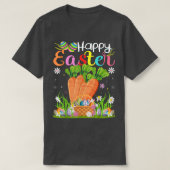 Carrot Bunny Egg Jagd Funny Carrot Happy Oster T-Shirt (Design vorne)