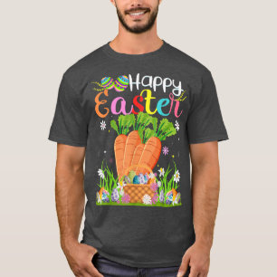Carrot Bunny Egg Jagd Funny Carrot Happy Oster T-Shirt