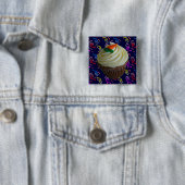 Carrot Cake Cupcake mit Confetti Button (Beispiel)