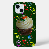 Carrot Cake Cupcake mit Confetti Case-Mate iPhone Hülle (Rückseite)