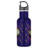 Carrot Cake Cupcake mit Confetti Edelstahlflasche (Rückseite)