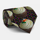 Carrot Cake Cupcake mit Confetti Krawatte (Gerollt)