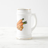 Carrot-Cartoon-Abbildung Bierglas (VorderseiteRechts)