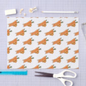 Carrot-Cartoon-Abbildung Seidenpapier (Handwerk)
