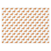 Carrot-Cartoon-Abbildung Tischdecke (Vorderseite (Horizontal))