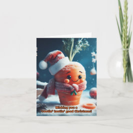 Carrot Christmas Grußkarte Feiertagskarte