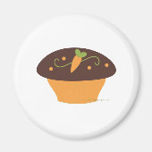 Carrot Cupcake Magnet (Vorne)