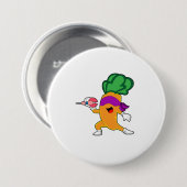 Carrot Darts Dart Button (Vorne & Hinten)