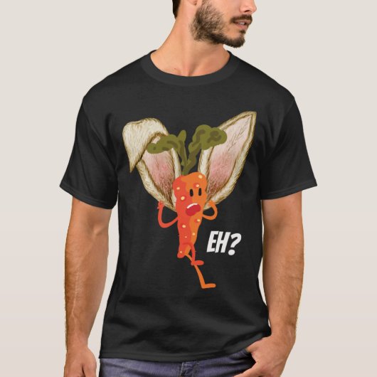 Carrot Dissonant Bunny Carrot Easter T-Shirt (Vorderseite)