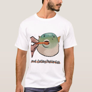 Carrot Eating Puffer Fischart T-Shirt