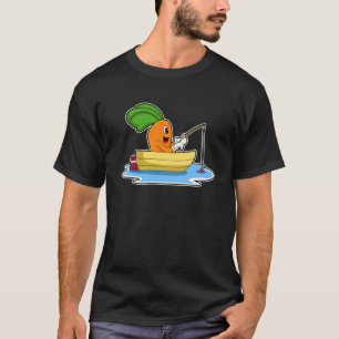 Carrot Fisher Angelrute Fischen T-Shirt