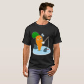 Carrot Fisher Shark fin Fish T-Shirt (Vorne ganz)