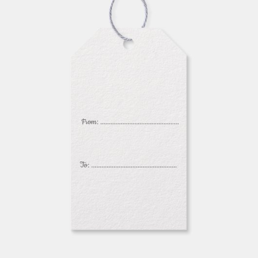 Carrot Geschenkanhänger (Rückseite)