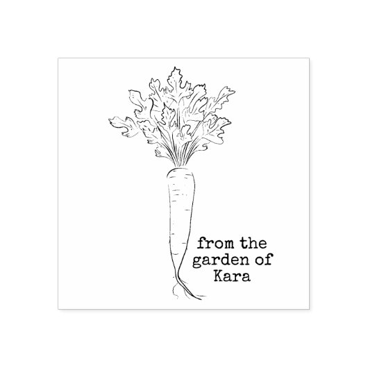 Carrot Gummistempel (Prägung)