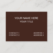 Carrot Halwa Dessert Sweet Food Pattern Visitenkarte (Rückseite)