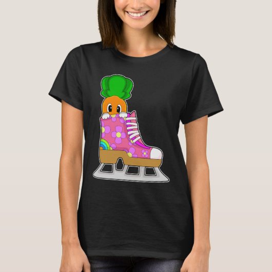 Carrot Ice Skaten Ice Skate T-Shirt (Vorderseite)