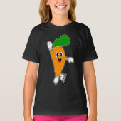 Carrot Ice Skaten Ice Skate Wintersport T-Shirt (Vorderseite)