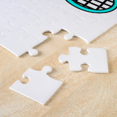 Carrot im Tennis mit Tennisschläger Puzzle (Seite)