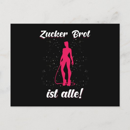 Carrot ist alles postkarte (Vorderseite)