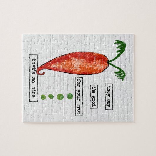 Carrot Jigsaw Puzzle - Schönes Gemüse (Horizontal)