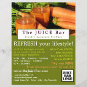 Carrot Juice Bar Advertising Flyer (Vorne)
