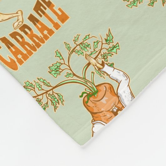 Carrot Karate CARRATE Fleecedecke (Ecke)