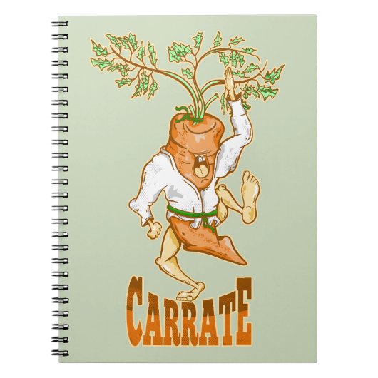 Carrot Karate CARRATE Notizblock (Vorderseite)
