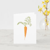 Carrot Karte (Gelbe Blume)