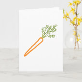 Carrot Karte (Gelbe Blume)