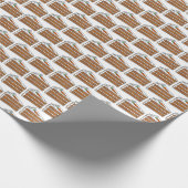 Carrot Layer Cake Slice Feinschmecker Nachtisch Bä Geschenkpapier (Ecke)