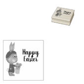 Carrot Lover Bunny Oaster Custom Happy Oaster Gummistempel (Stempel)