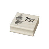 Carrot Lover Bunny Oaster Custom Happy Oaster Gummistempel (Stempel)