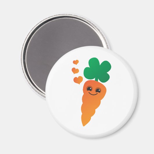 Carrot Magnet (Vorderseite/Rückseite)
