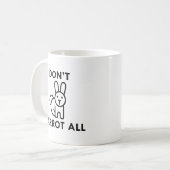 Carrot nicht alle kaffeetasse (Vorderseite Links)