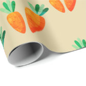 Carrot Oaster Wrapping Paper Geschenkpapier (Rolleneckpunkt)