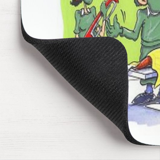 Carrot Operation Funny Medical Cartoon Mousepad (Ecke)