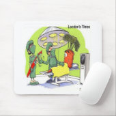 Carrot Operation Funny Medical Cartoon Mousepad (Mit Mouse)