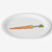 Carrot Pappteller (Schrägansicht)