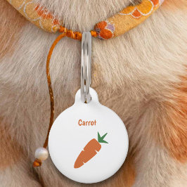 Carrot Pet Tag Haustiermarke