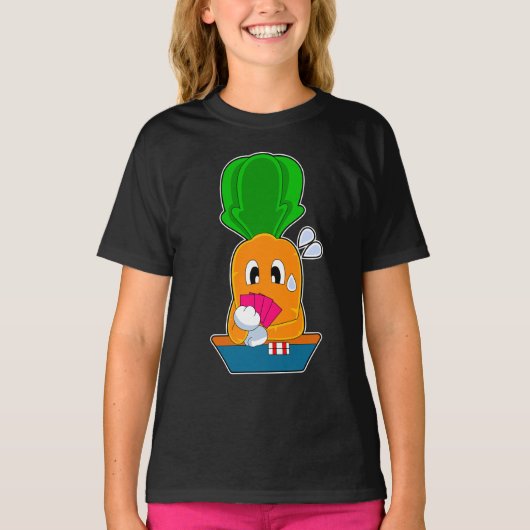 Carrot Poker Poker Card Spiel T-Shirt (Vorderseite)