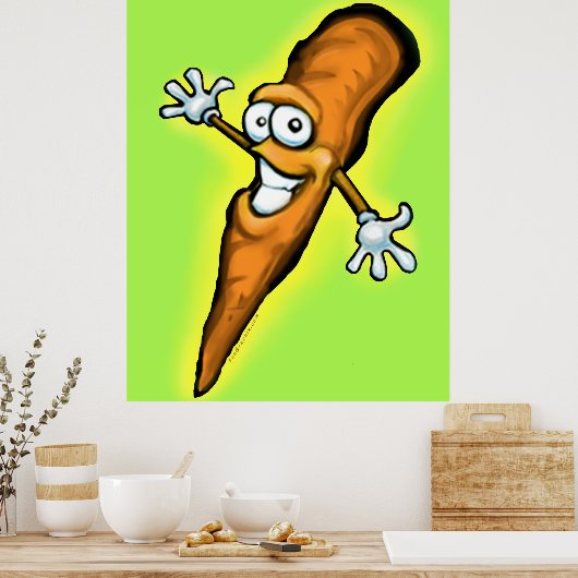 Carrot Poster (Küche)