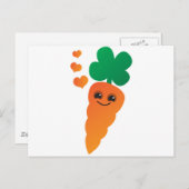 Carrot Postkarte (Vorne/Hinten)