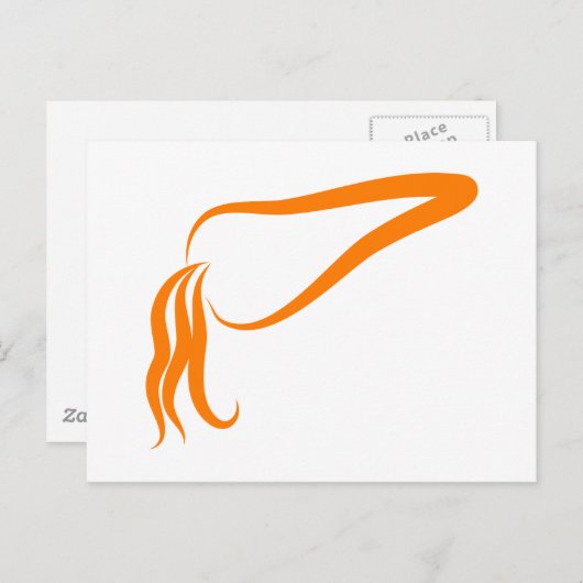 Carrot Postkarte (Vorne/Hinten)