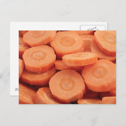 Carrot Postkarte (Vorne/Hinten)