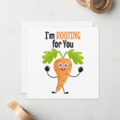 Carrot Puppe Support-Karte Mitteilungskarte (Vorderseite/Rückseite Beispiel)