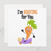 Carrot Puppe Support-Karte Mitteilungskarte (Vorne/Hinten)