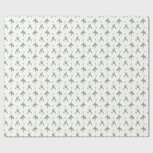 Carrot Rabbit Baby Geschenkpapier (Flach)